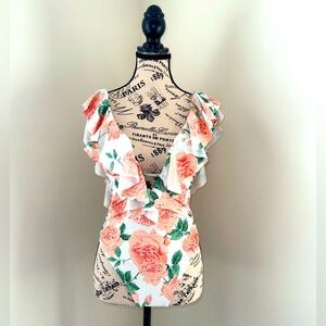 Show Me Your Mumu Mermaid One Piece Floral Swimsuit, Small